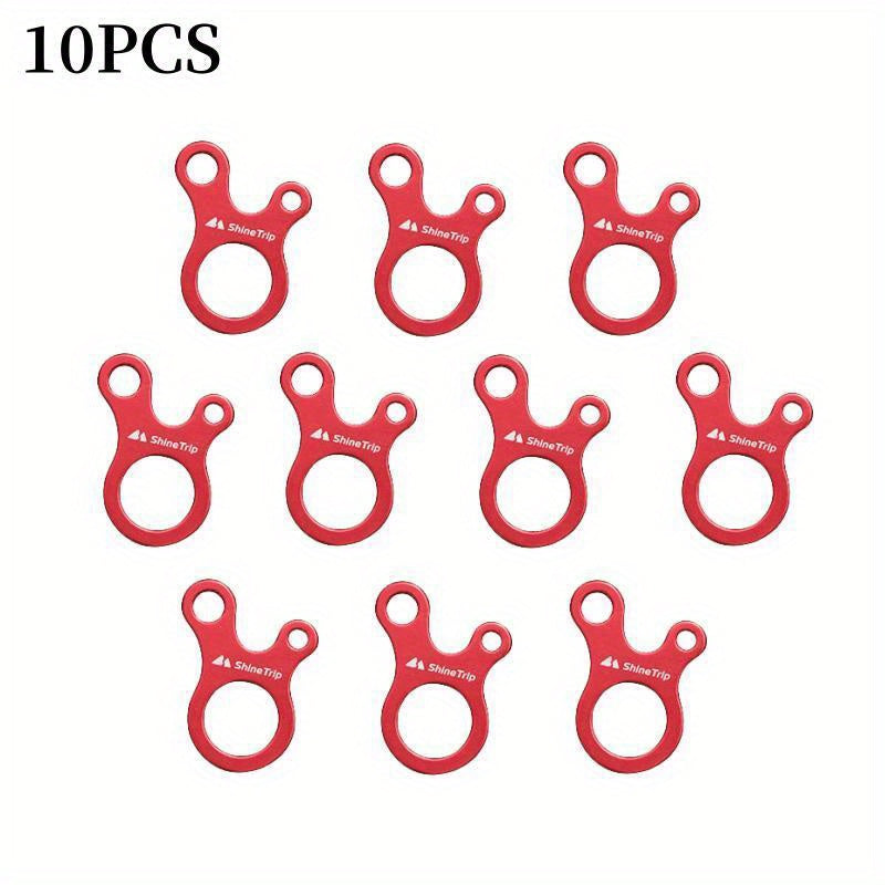 Quick Knotting Carabiner for Camping Hiking Climbing 3 Hole Easy Adjustments