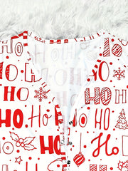 Christmas Long Sleeve Lounge Jumpsuit