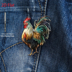 Mother's Gift 2D Acrylic Brooch DIY Accessories Compact Pin