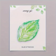 Fresh Leaf Sticky Notes, Tearable Notepad, N Times Sticky Mes