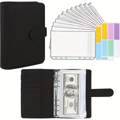 Deluxe Macaron PU Leather Loose Leaf Notebook Set