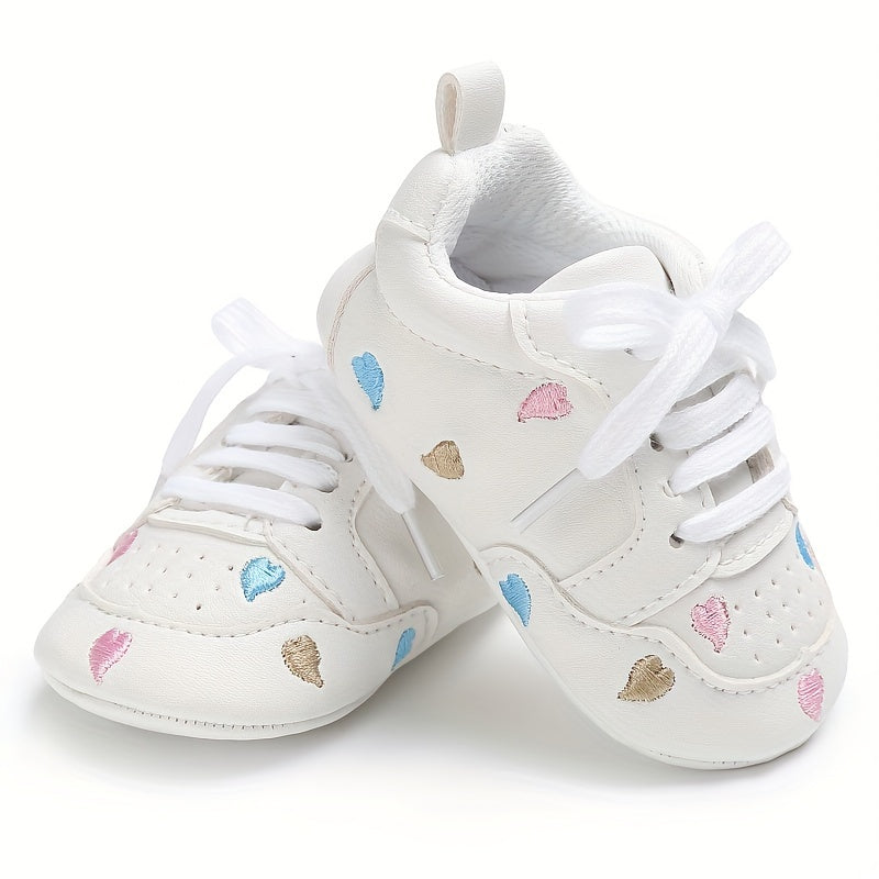 Baby Girls Lightweight Non Slip Sneakers for Indoor Outdoor Walking