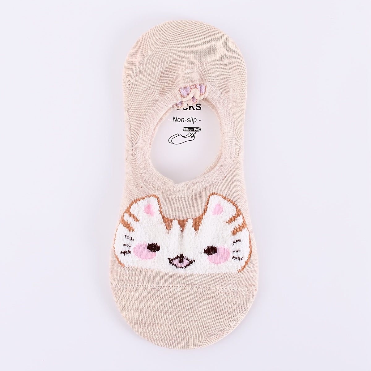 5 Pairs Soft Kitty Socks Boat Sock Pack Women's Stockings