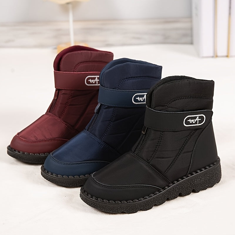 Women's Winter Snow Boots Faux Fur Lined Waterproof Mid Calf