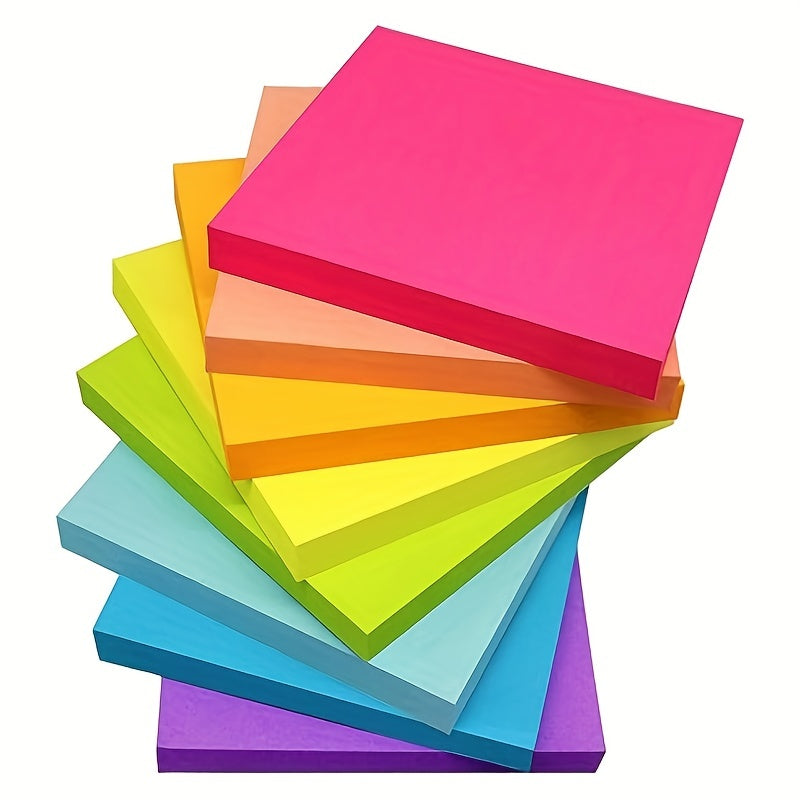 6pcs Sticky Notes 7.62x7.62 cm 2X Sticky School Supplies