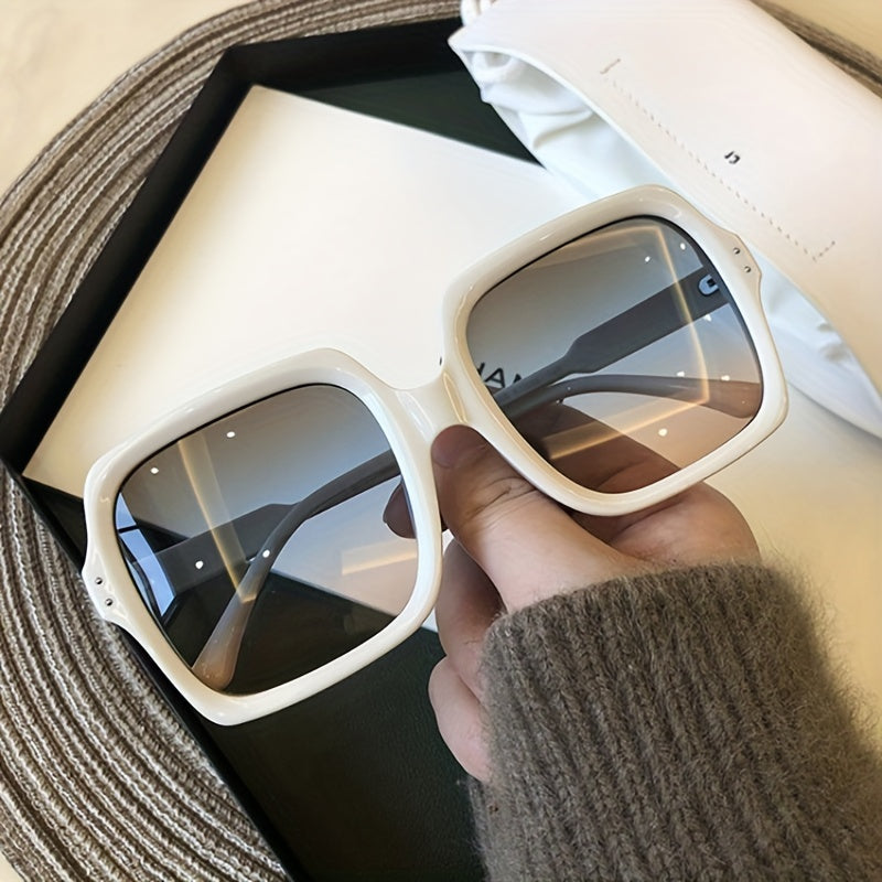 Square Sunglasses UV400 Ombre Lens Sun Shades Glasses