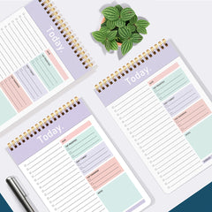 52 Sheets Top Priority To Do List Spiral Checklist Organizer