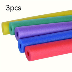 Vibrant Pool Noodles 3pcs Foam Durable PVC Swimming Accessories Mixed Colors