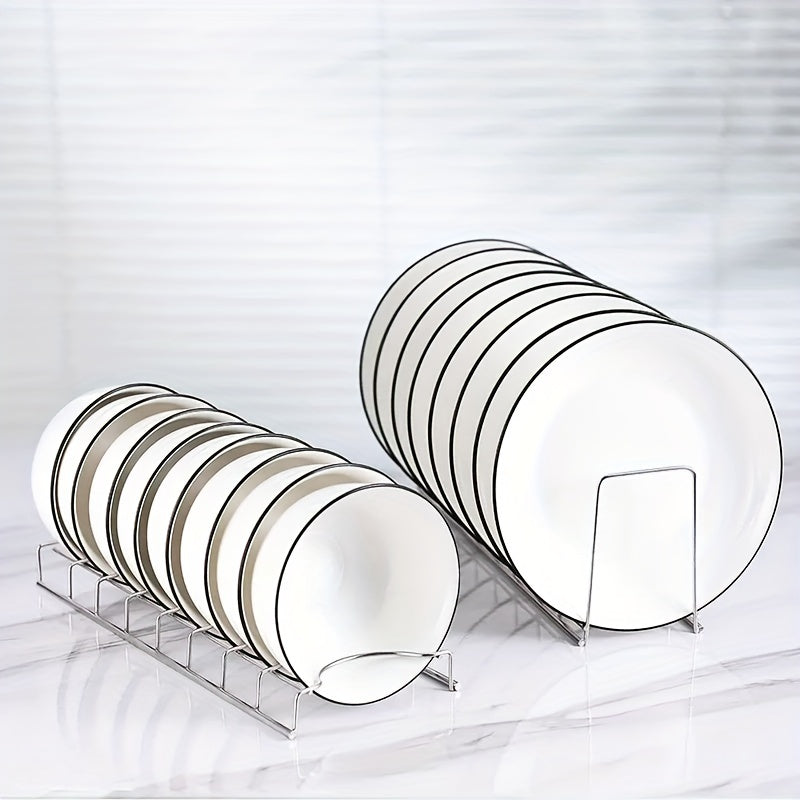 Stainless Steel Bowl Plate Rack Dish Storage Drain Rack