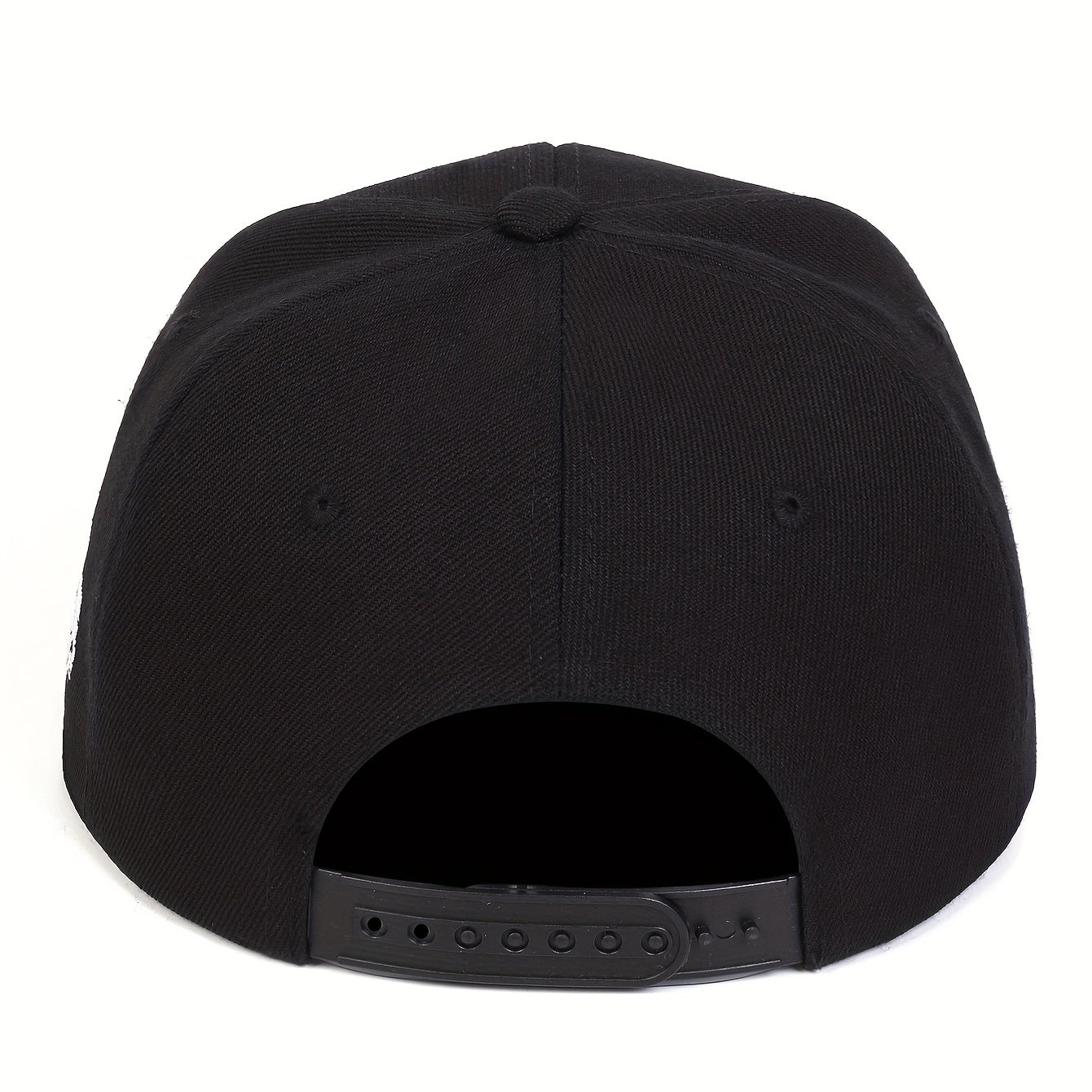 Men's Flat Brim Baseball Cap With Letter Embroidery