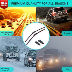 Durable Windshield Wiper Blade with Advanced Rubber - All Year Round