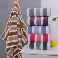 4-Piece Bath Towel Set, Soft and Absorbent, Light Beige
