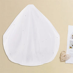 Bridal Veil with Rhinestone Embellishments Tulle Wedding Veil