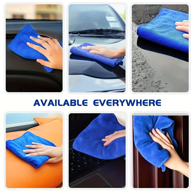 5pcs Microfiber Towel for Motorcycle Car Boat Canoe Washing