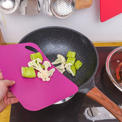 Plastic Cutting Board Set of 3 Dishwasher Safe Cutting Boards with Juice Grooves