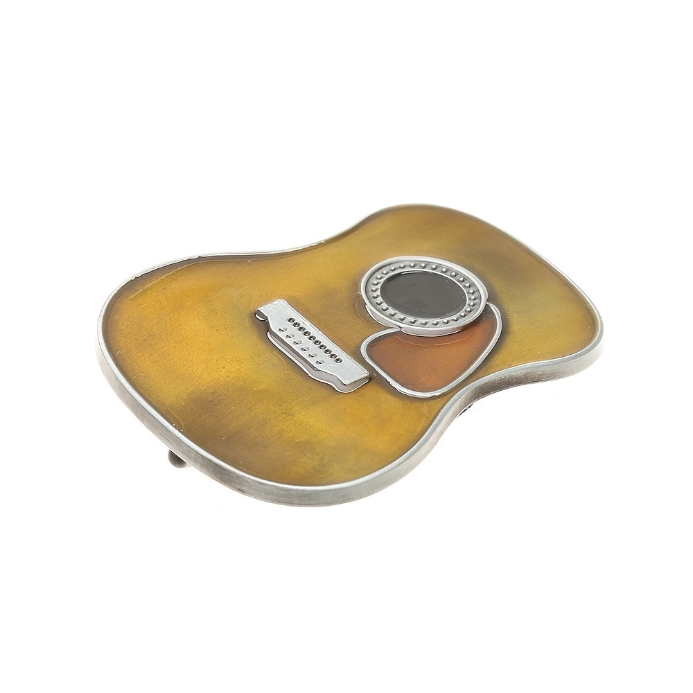 Violin-Shaped Belt Buckle for Men