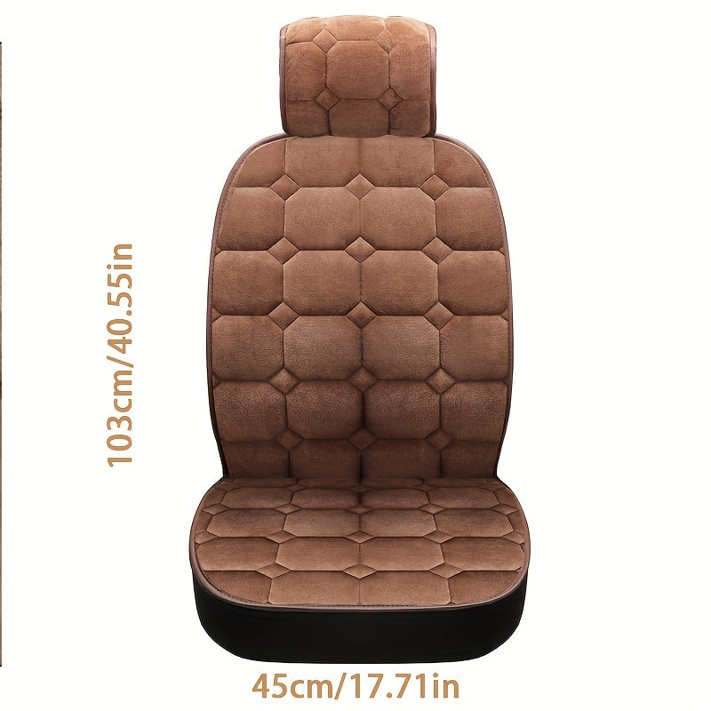 Short Plush Car Seat Cushion Single Bundle General Purpose Interior Supplies