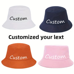 Reversible Fisherman's Bucket Hat with Personalized Embroidery
