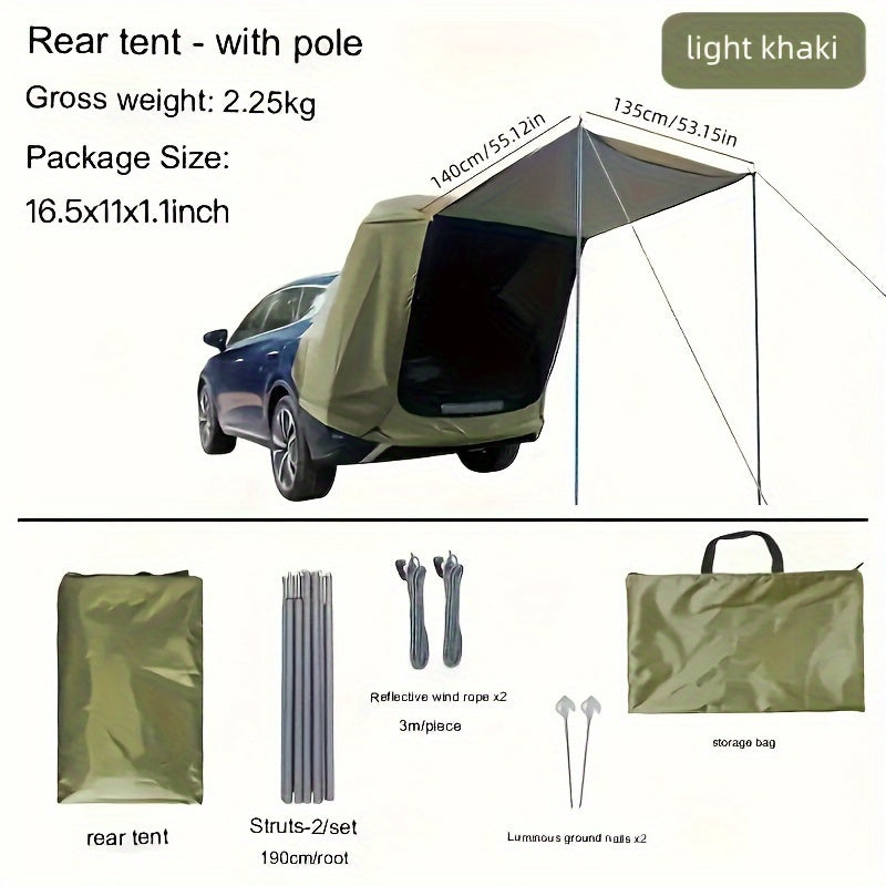 Outdoor Car Tent Sunshade for Camping Waterproof Tent