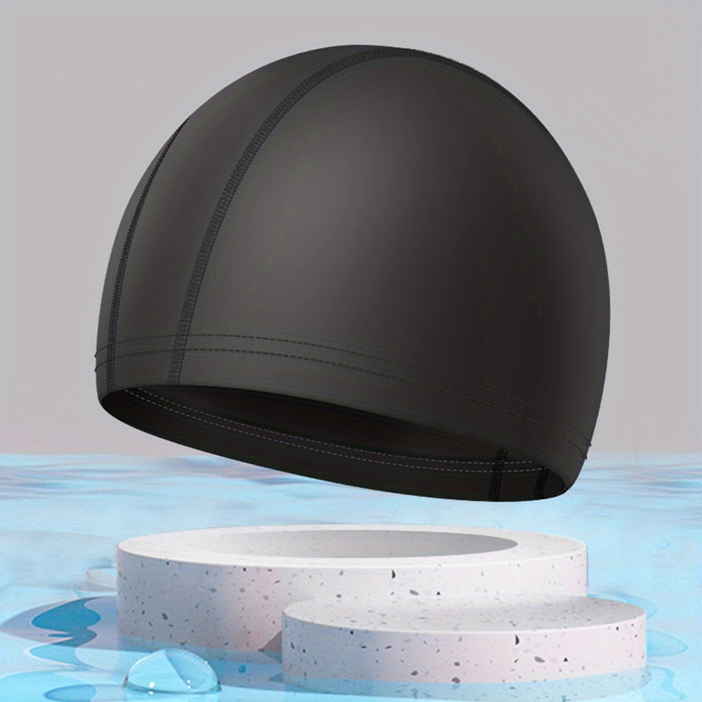 Waterproof Unisex Swim Cap Non Slip Elastic Men Women Water Sports Swimming