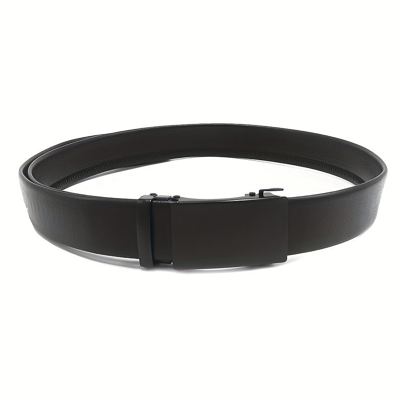 Men's Leather Automatic Buckle Belt for Car