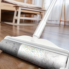 2-in-1 Long Short Handle Lint Roller 24cm 60 Sheets Pet Hair Remover Roller