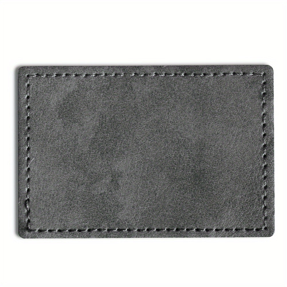 30pc Adhesive Leather Patches for Trucker Hat, DIY Clothes Repair Patch