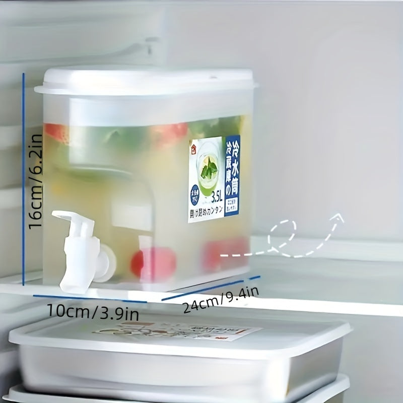 Cold Water Kettle with Faucet Modern and Lemon Fruit Design