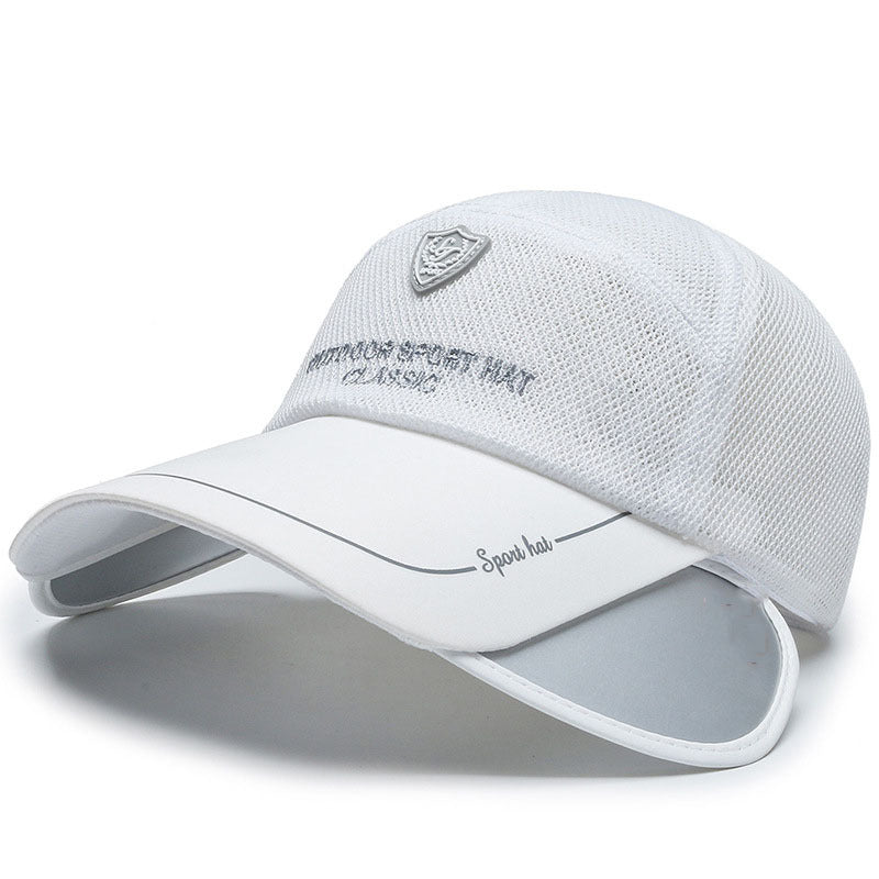Summer Sunscreen Baseball Cap Mesh Trucker Hat Women Adjustable Sports Hat