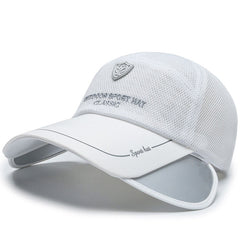 Summer Sunscreen Baseball Cap Mesh Trucker Hat Women Adjustable Sports Hat