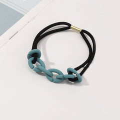 Colorful Chain Girls Hair Tie Small Elastic Hair Bands Ponytail Holder