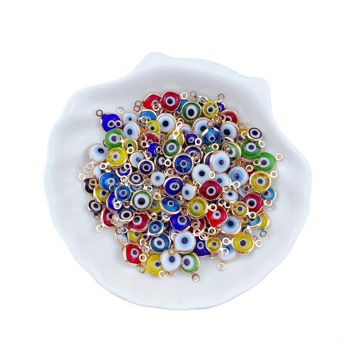50pcs Eye Double Hanging Jewelry Connector
