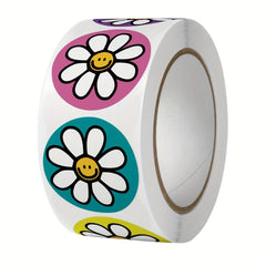 500pcs Cartoon Flower Reward Stickers for Journal Baking Party Labels