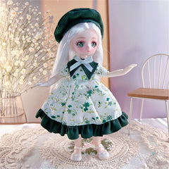 Charming 9 Inch BJD Doll with Anime Eyes - Ideal Birthday Gift for Kids