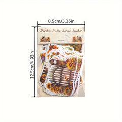 30pcs Washi Paper Sticker Pack Garden Small Note Series Plant Decorative Sticker