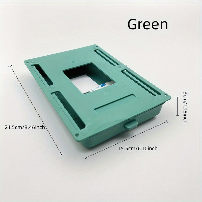 Self Sticky Under Desk Drawer Pencil Tray Storage Box