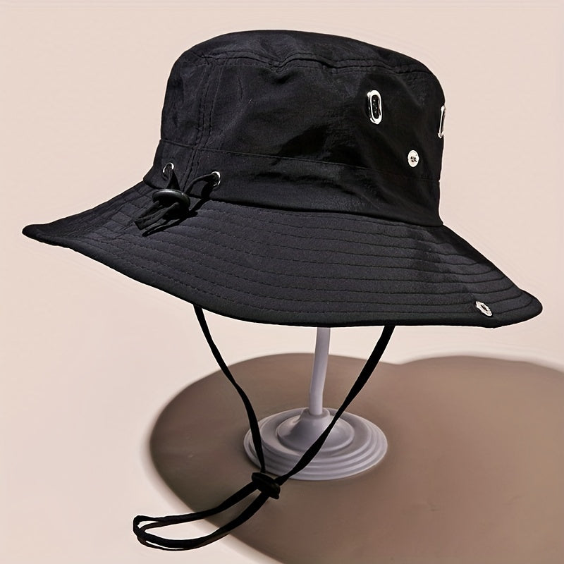 Unisex Sunproof Bucket Hat Wide Brim UV Protection Sun Hat