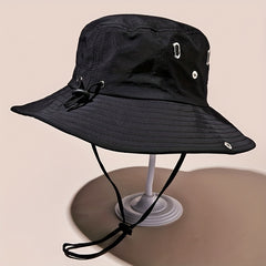 Unisex Sunproof Bucket Hat Wide Brim UV Protection Sun Hat