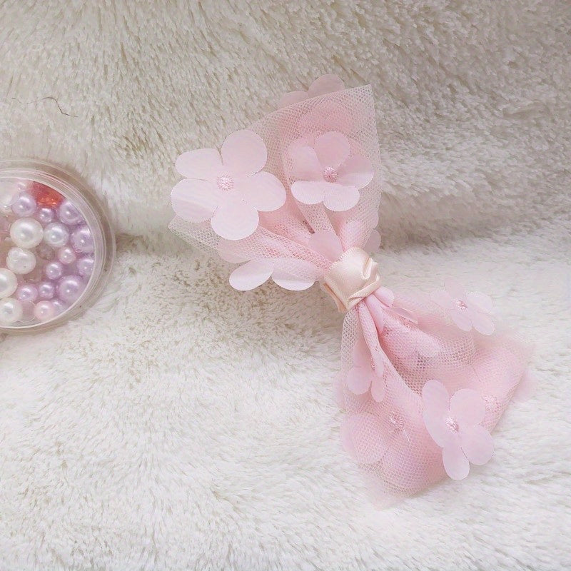 Mesh Bowknot Hair Clip Side Clip Bangs Clip Hair Accessories