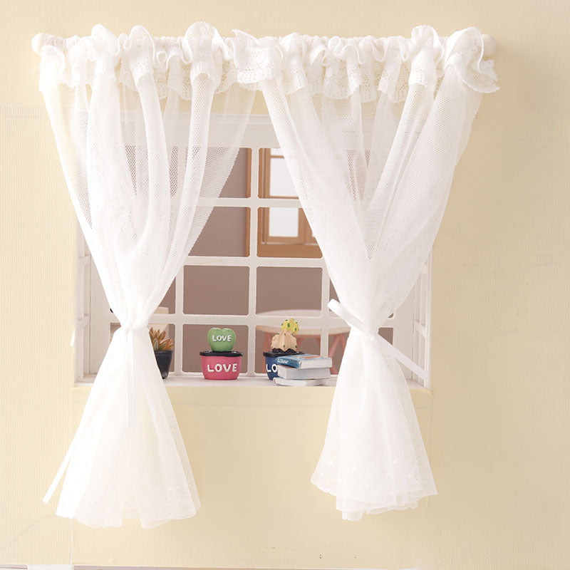 1:12 Mini Food Play Curtain Decoration DIY Furniture Accessory