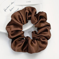 8pcs Satin Scrunchies Hair Tie Elastic Ponytail Holder Hair Accessories
