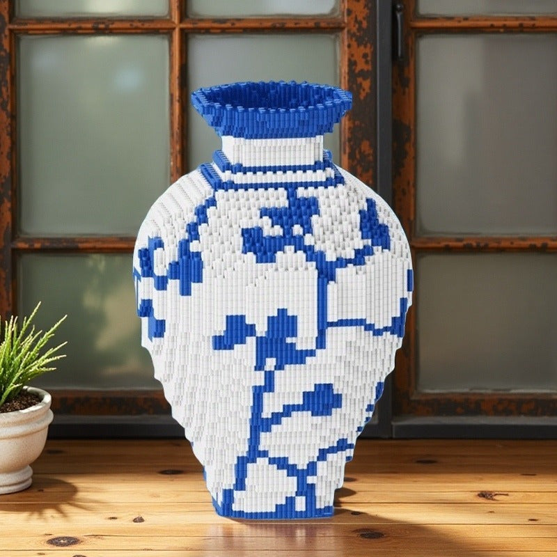 Classical and Porcelain Vase Building Block Kit 1038 pcs