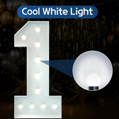 Marquee Light Up Numbers 0-9 for Birthday Party Decorations