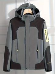 Men's Lightweight Waterproof Windbreaker Jacket Coat for Outdoors Hiking