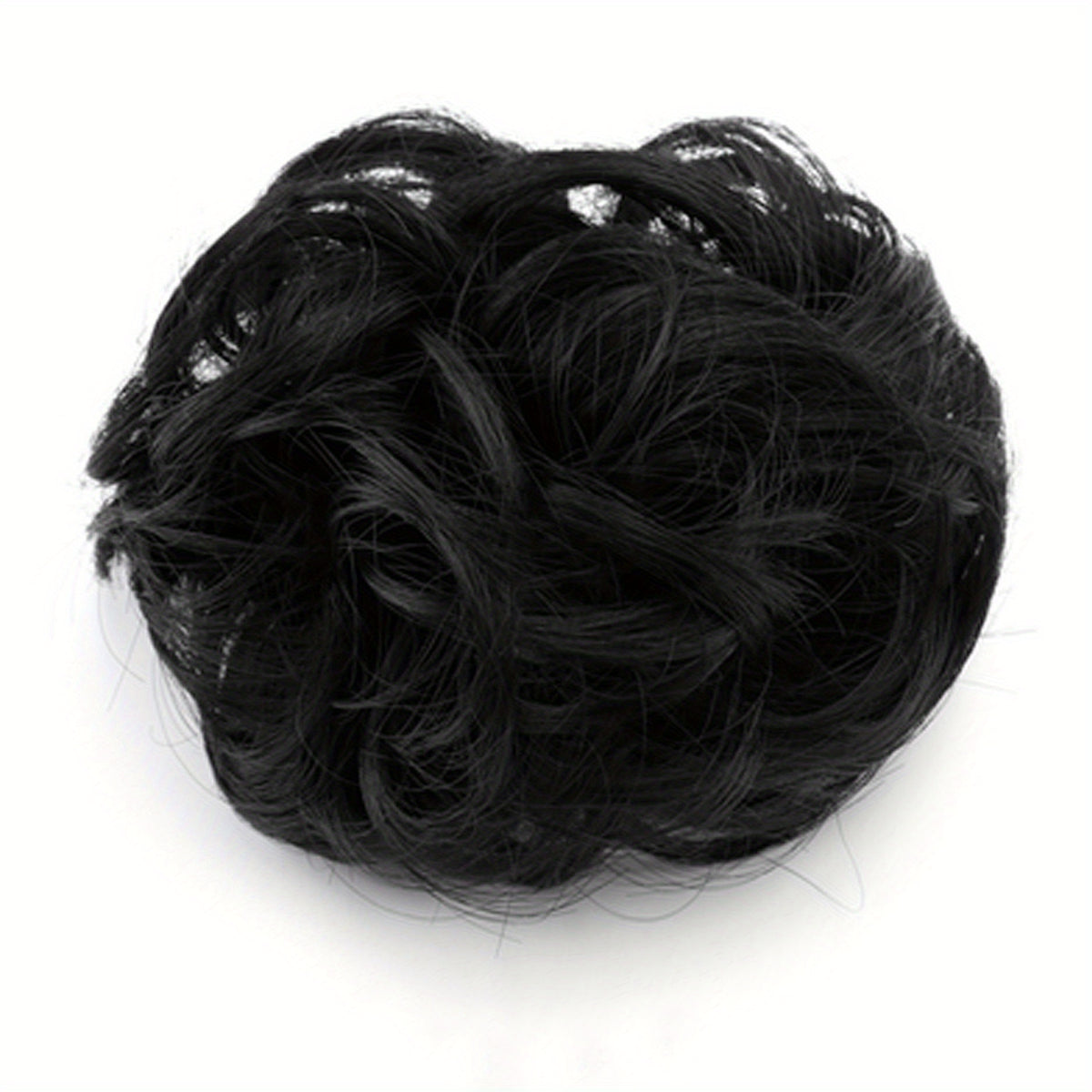 Fluffy Wigs Hair Tie Bun Scrunchie Hair Accessories Women's