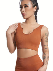 Ribbed Yoga Tank Top & Leggings Set for Women Activewear
