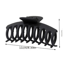 Matte Hair Claw Clip Non Slip Ponytail Jaw Barrette Strong Hold