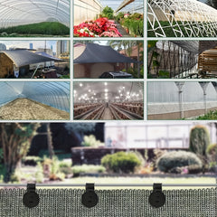 50 Heavy Duty Lock Grips Shade Cloth Plastic Clips Greenhouse Clamp