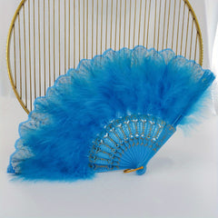 Plush Fan Dance Performance Props for Women