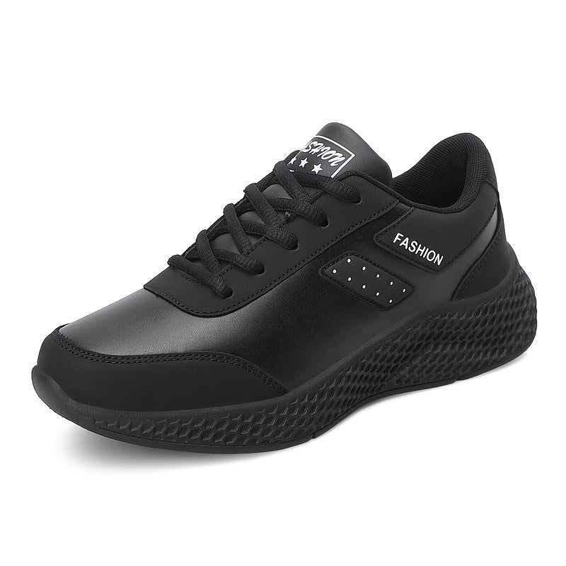 Women's Waterproof Faux Leather Running Shoes